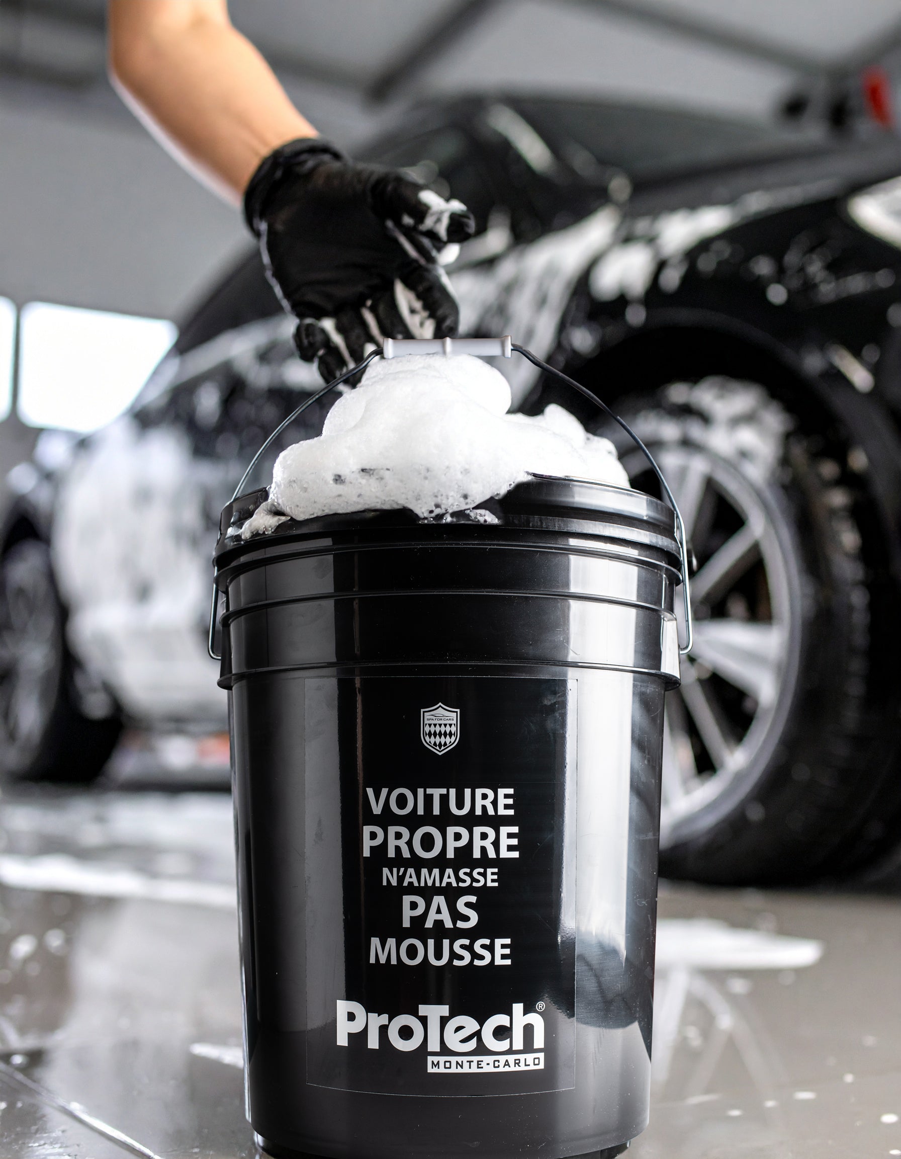 Kit Complet Seau Nettoyage Detailing 20L ProTech Monte-Carlo